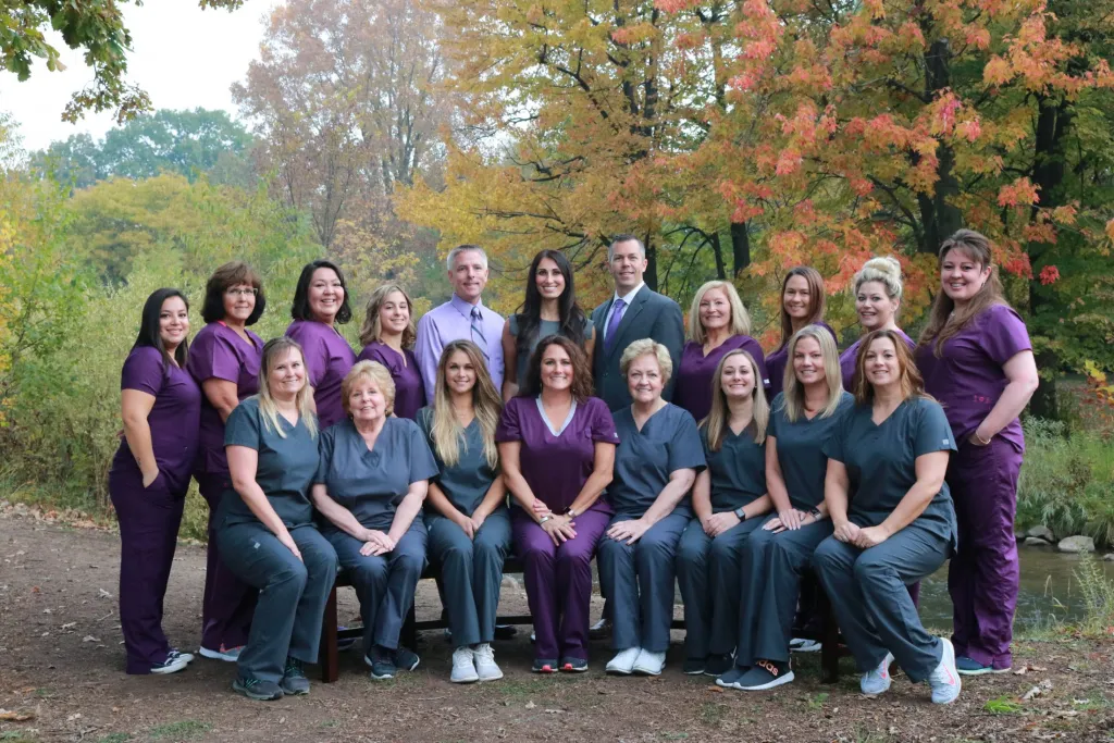 Rochester Hills Oral  Surgery staff photo with doctors 